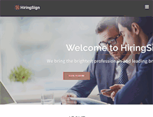 Tablet Screenshot of hiringsign.com